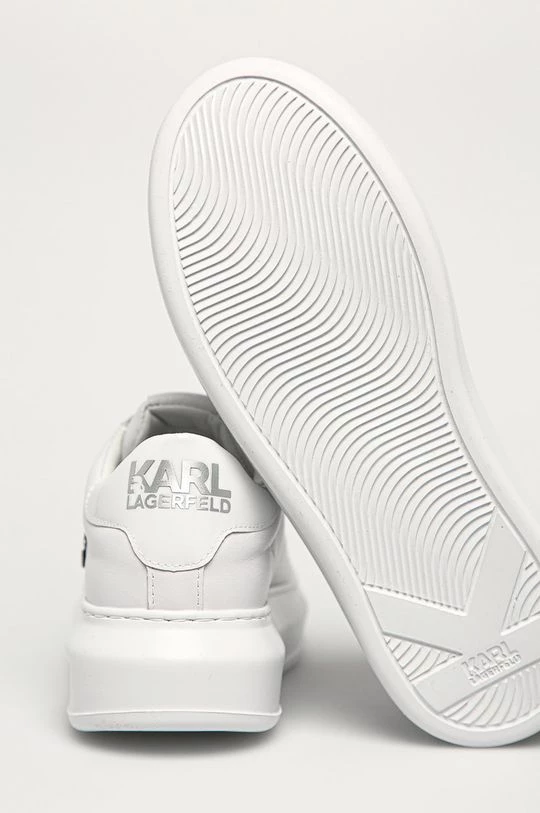 Γυναικεία Sneakers Karl Lagerfeld - Δερμάτινα παπούτσια λευκό 3 Γυναικεία Sneakers Karl Lagerfeld - Δερμάτινα παπούτσια λευκό - Image 3