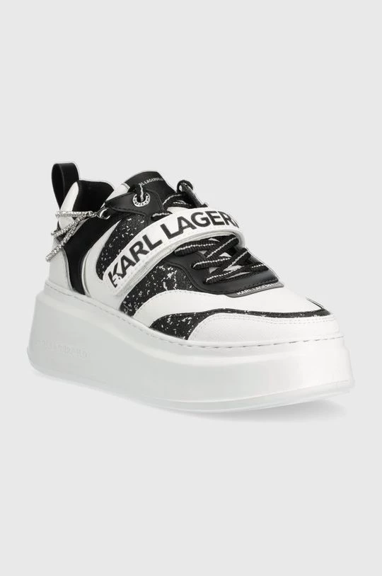 Γυναικεία Sneakers Δερμάτινα αθλητικά παπούτσια Karl Lagerfeld Kl63540d Anakapri άσπρο 2 Γυναικεία Sneakers Δερμάτινα αθλητικά παπούτσια Karl Lagerfeld Kl63540d Anakapri άσπρο - Image 2