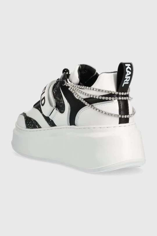 Γυναικεία Sneakers Δερμάτινα αθλητικά παπούτσια Karl Lagerfeld Kl63540d Anakapri άσπρο 3 Γυναικεία Sneakers Δερμάτινα αθλητικά παπούτσια Karl Lagerfeld Kl63540d Anakapri άσπρο - Image 3
