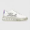 Γυναικεία Sneakers Δερμάτινα αθλητικά παπούτσια Karl Lagerfeld Kl62610p Kapri Kushion άσπρο