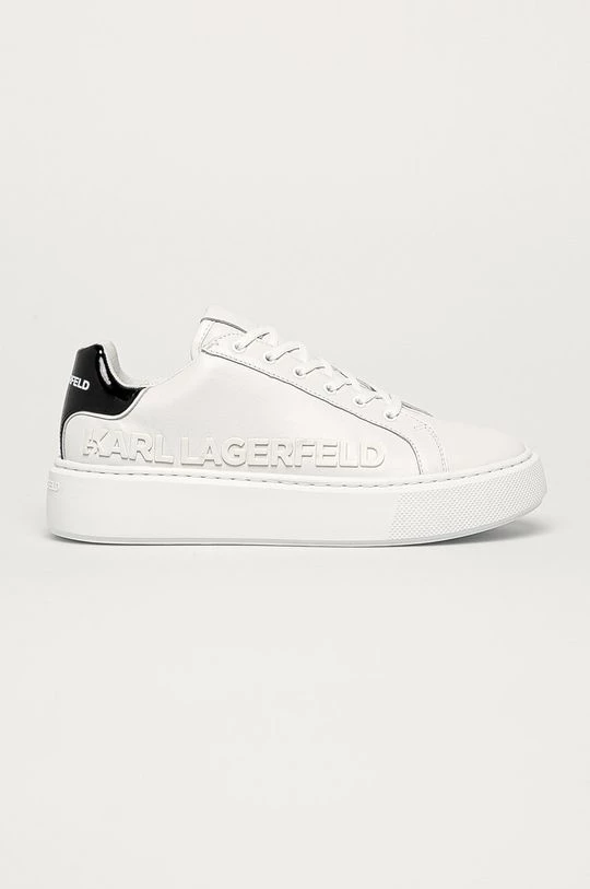 Γυναικεία Sneakers Karl Lagerfeld - Δερμάτινα παπούτσια λευκό 1 Γυναικεία Sneakers Karl Lagerfeld - Δερμάτινα παπούτσια λευκό