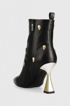 Γυναικεία Μποτάκια Δερμάτινες μπότες Karl Lagerfeld γυναικείες, χρώμα: μαύρο -Karl Lagerfeld Κατάστημα unnamed file 1063