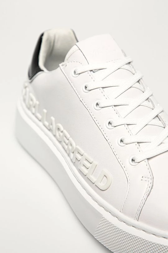 Γυναικεία Sneakers Karl Lagerfeld - Δερμάτινα παπούτσια λευκό 4 Γυναικεία Sneakers Karl Lagerfeld - Δερμάτινα παπούτσια λευκό - Image 4