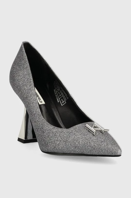 Γυναικεία Τακούνια Ψηλοτάκουνα παπούτσια Karl Lagerfeld Debut ασημί 2 Γυναικεία Τακούνια Ψηλοτάκουνα παπούτσια Karl Lagerfeld Debut ασημί - Image 2