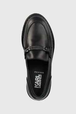 Γυναικεία Μοκασίνια Δερμάτινα μοκασίνια Karl Lagerfeld Troupe μαύρο -Karl Lagerfeld Κατάστημα unnamed file 1092