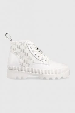 Γυναικεία Μποτάκια εργασίας Karl Lagerfeld Trekka Ii άσπρο