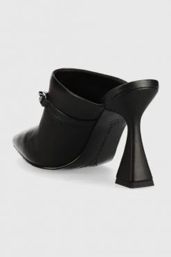 Γυναικεία Σαγιονάρες Δερμάτινες παντόφλες Karl Lagerfeld Debut Kl μαύρο -Karl Lagerfeld Κατάστημα unnamed file 1171