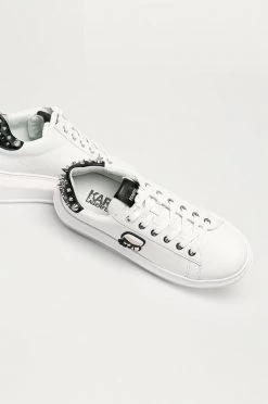 Γυναικεία Sneakers Karl Lagerfeld - Δερμάτινα παπούτσια λευκό -Karl Lagerfeld Κατάστημα unnamed file 122
