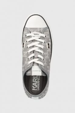 Γυναικεία Χαμηλά Πάνινα παπούτσια Karl Lagerfeld Kampus Max γκρι -Karl Lagerfeld Κατάστημα unnamed file 1227