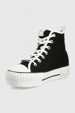 Γυναικεία Ψηλά Πάνινα παπούτσια Karl Lagerfeld Kampus Max μαύρο -Karl Lagerfeld Κατάστημα unnamed file 1258