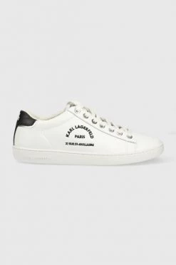 Γυναικεία Sneakers Δερμάτινα αθλητικά παπούτσια Karl Lagerfeld Kupsole Ii Kc άσπρο