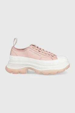 Γυναικεία Χαμηλά Πάνινα παπούτσια Karl Lagerfeld Luna ροζ