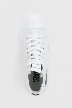 Γυναικεία Ψηλά Πάνινα παπούτσια Karl Lagerfeld Kampus Iii χρώμα: άσπρο -Karl Lagerfeld Κατάστημα unnamed file 1314