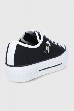 Γυναικεία Χαμηλά Πάνινα παπούτσια Karl Lagerfeld Kampus Max χρώμα: μαύρο -Karl Lagerfeld Κατάστημα unnamed file 1318