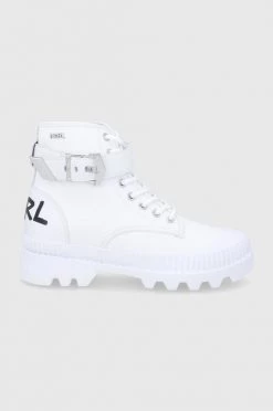 Γυναικεία Ψηλά Karl Lagerfeld - Πάνινα παπούτσια Karl Lagerfeld - Πάνινα παπούτσια λευκό