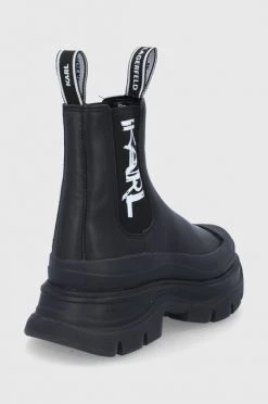 Γυναικεία Μποτάκια Μπότες Τσέλσι Karl Lagerfeld LUNA χρώμα: μαύρο -Karl Lagerfeld Κατάστημα unnamed file 1402