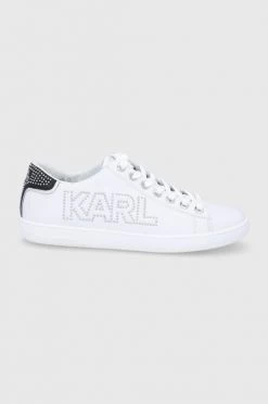 Γυναικεία Sneakers Δερμάτινα παπούτσια Karl Lagerfeld KUPSOLE II άσπρο