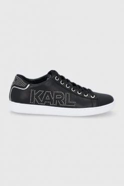 Γυναικεία Sneakers Δερμάτινα παπούτσια Karl Lagerfeld KUPSOLE II μαύρο