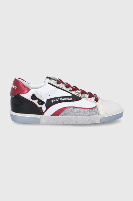 Γυναικεία Sneakers Δερμάτινα παπούτσια Karl Lagerfeld άσπρο 1 Γυναικεία Sneakers Δερμάτινα παπούτσια Karl Lagerfeld άσπρο