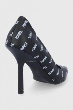 Γυναικεία Τακούνια Δερμάτινες γόβες Karl Lagerfeld μαύρο -Karl Lagerfeld Κατάστημα unnamed file 1476