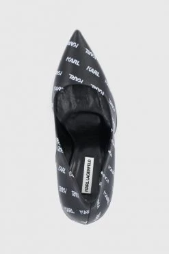 Γυναικεία Τακούνια Δερμάτινες γόβες Karl Lagerfeld μαύρο -Karl Lagerfeld Κατάστημα unnamed file 1477