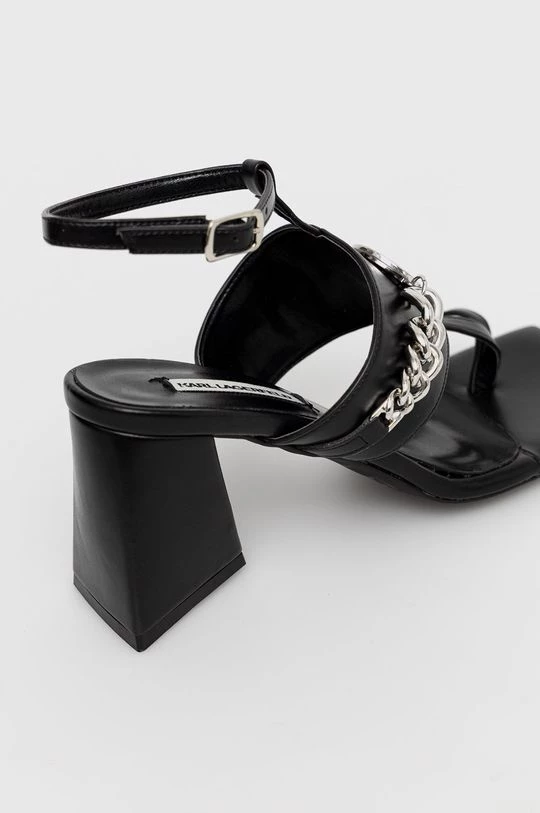 Γυναικεία Πέδιλα με τακούνι Σανδάλια Karl Lagerfeld Pyramide μαύρο 3 Γυναικεία Πέδιλα με τακούνι Σανδάλια Karl Lagerfeld Pyramide μαύρο - Image 3