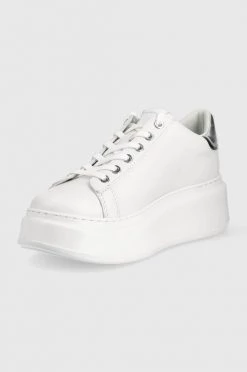 Γυναικεία Sneakers Δερμάτινα παπούτσια Karl Lagerfeld Anakapri άσπρο -Karl Lagerfeld Κατάστημα unnamed file 1592