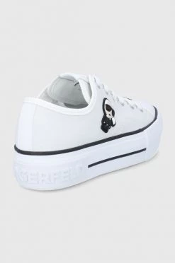 Γυναικεία Χαμηλά Πάνινα παπούτσια Karl Lagerfeld Kampus Max χρώμα: άσπρο -Karl Lagerfeld Κατάστημα unnamed file 1597