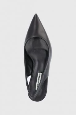 Γυναικεία Χαμηλά τακούνια Karl Lagerfeld - Δερμάτινα γοβάκια Karl Lagerfeld - Δερμάτινα γοβάκια μαύρο -Karl Lagerfeld Κατάστημα unnamed file 1628