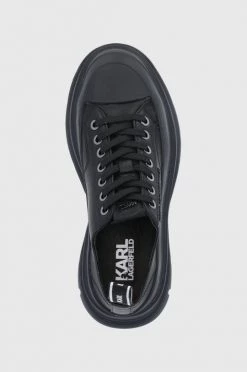 Γυναικεία Χαμηλά Δερμάτινα ελαφριά παπούτσια Karl Lagerfeld LUNA μαύρο -Karl Lagerfeld Κατάστημα unnamed file 1664