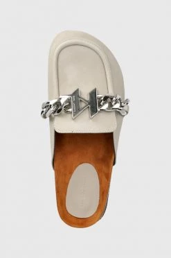 Γυναικεία Σαγιονάρες Παντόφλες σουέτ Karl Lagerfeld Odessa Kl χρώμα: γκρι -Karl Lagerfeld Κατάστημα unnamed file 1741