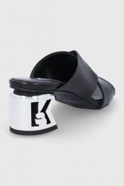 Γυναικεία Σαγιονάρες Karl Lagerfeld - Δερμάτινες παντόφλες Karl Lagerfeld - Δερμάτινες παντόφλες μαύρο -Karl Lagerfeld Κατάστημα unnamed file 1768