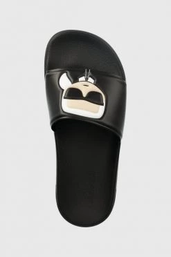 Γυναικεία Σαγιονάρες Παντόφλες Karl Lagerfeld Kondominium χρώμα: μαύρο -Karl Lagerfeld Κατάστημα unnamed file 1845