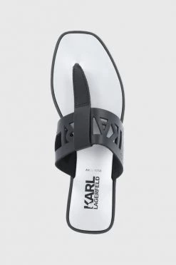 Γυναικεία Δίχαλο Karl Lagerfeld - Δερμάτινες σαγιονάρες Karl Lagerfeld - Δερμάτινες σαγιονάρες μαύρο -Karl Lagerfeld Κατάστημα unnamed file 1932