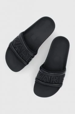 Γυναικεία Σαγιονάρες Παντόφλες Karl Lagerfeld KONDO MAXI χρώμα: μαύρο