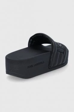 Γυναικεία Σαγιονάρες Παντόφλες Karl Lagerfeld KONDO MAXI χρώμα: μαύρο -Karl Lagerfeld Κατάστημα unnamed file 1937