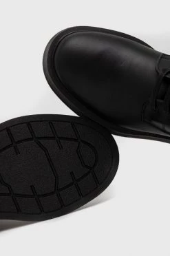 Γυναικεία Μποτάκια Δερμάτινες μπότες Karl Lagerfeld Zephyr χρώμα: μαύρο -Karl Lagerfeld Κατάστημα unnamed file 197