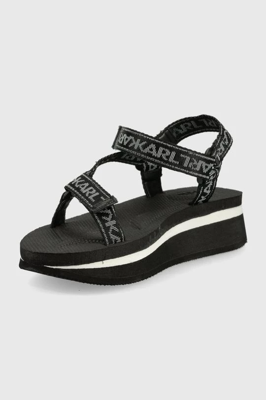 Γυναικεία Σανδάλια Karl Lagerfeld Velocita Wedge μαύρο 3 Γυναικεία Σανδάλια Karl Lagerfeld Velocita Wedge μαύρο - Image 3