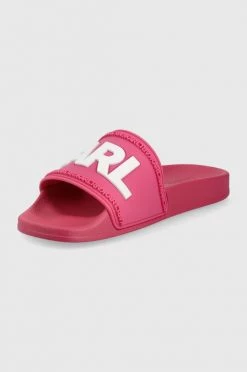 Γυναικεία Σαγιονάρες Παντόφλες Karl Lagerfeld Kondo χρώμα: ροζ -Karl Lagerfeld Κατάστημα unnamed file 2026