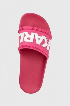 Γυναικεία Σαγιονάρες Παντόφλες Karl Lagerfeld Kondo χρώμα: ροζ -Karl Lagerfeld Κατάστημα unnamed file 2027