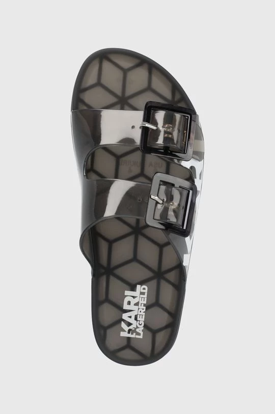 Γυναικεία Σαγιονάρες Παντόφλες Karl Lagerfeld Jelly Strap χρώμα: μαύρο 4 Γυναικεία Σαγιονάρες Παντόφλες Karl Lagerfeld Jelly Strap χρώμα: μαύρο - Image 4