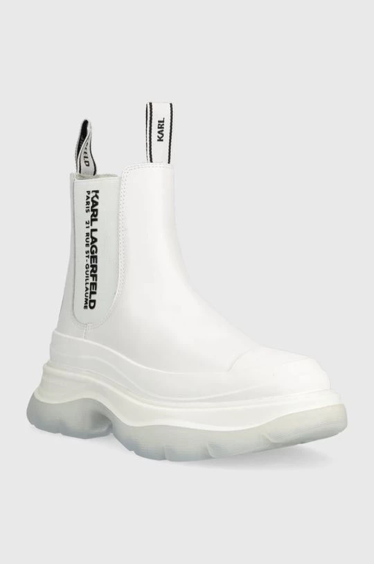 Γυναικεία Μποτάκια Μπότες τσέλσι Karl Lagerfeld Luna άσπρο 2 Γυναικεία Μποτάκια Μπότες τσέλσι Karl Lagerfeld Luna άσπρο - Image 2