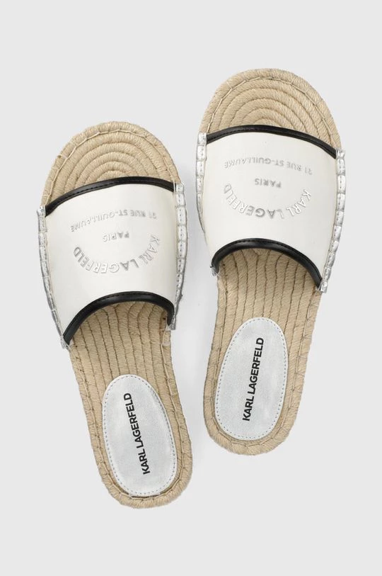 Γυναικεία Σαγιονάρες Παντόφλες Karl Lagerfeld Kamini Kc χρώμα: άσπρο 4 Γυναικεία Σαγιονάρες Παντόφλες Karl Lagerfeld Kamini Kc χρώμα: άσπρο - Image 4