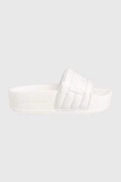 Γυναικεία Σαγιονάρες Παντόφλες Karl Lagerfeld Kondo Maxi χρώμα: άσπρο