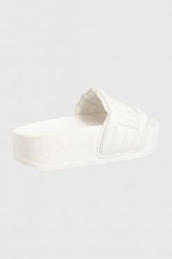 Γυναικεία Σαγιονάρες Παντόφλες Karl Lagerfeld Kondo Maxi χρώμα: άσπρο -Karl Lagerfeld Κατάστημα unnamed file 2065