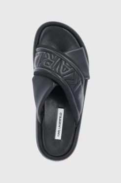 Γυναικεία Σαγιονάρες Παντόφλες Karl Lagerfeld Laguna χρώμα: μαύρο -Karl Lagerfeld Κατάστημα unnamed file 2081