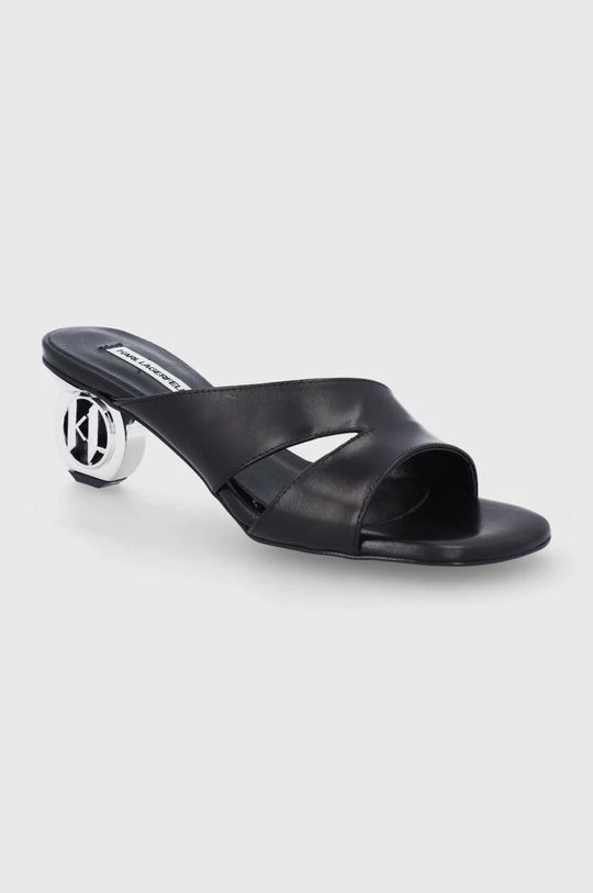 Γυναικεία Σαγιονάρες Karl Lagerfeld - Δερμάτινες παντόφλες Karl Lagerfeld - Δερμάτινες παντόφλες μαύρο 2 Γυναικεία Σαγιονάρες Karl Lagerfeld - Δερμάτινες παντόφλες Karl Lagerfeld - Δερμάτινες παντόφλες μαύρο - Image 2