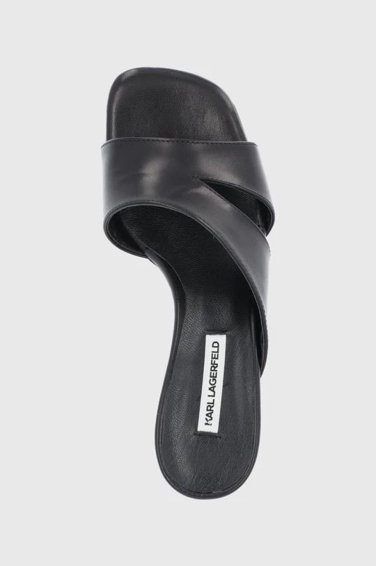 Γυναικεία Σαγιονάρες Karl Lagerfeld - Δερμάτινες παντόφλες Karl Lagerfeld - Δερμάτινες παντόφλες μαύρο 4 Γυναικεία Σαγιονάρες Karl Lagerfeld - Δερμάτινες παντόφλες Karl Lagerfeld - Δερμάτινες παντόφλες μαύρο - Image 4