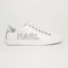 Γυναικεία Sneakers Karl Lagerfeld - Δερμάτινα παπούτσια λευκό