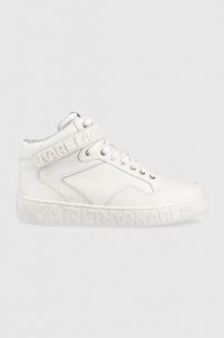 Γυναικεία Sneakers Δερμάτινα αθλητικά παπούτσια Karl Lagerfeld Kupsole Iii άσπρο